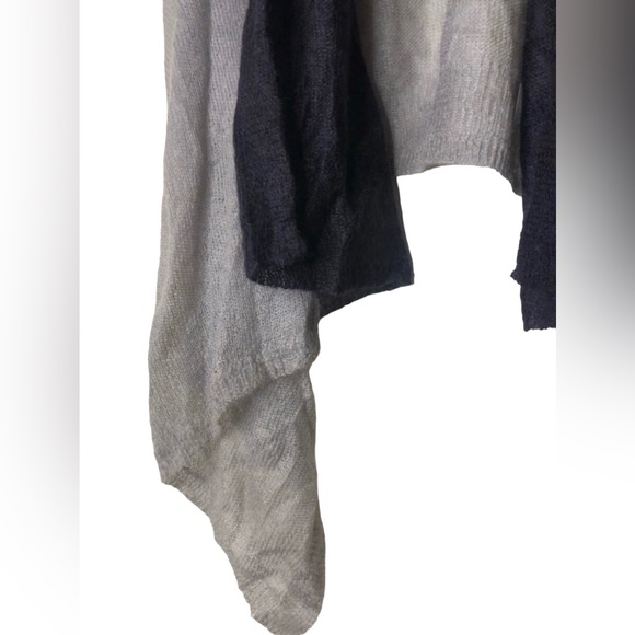 Theory Lightweight Gray Ombre Knit Vest Size Small - Picture 2 of 7